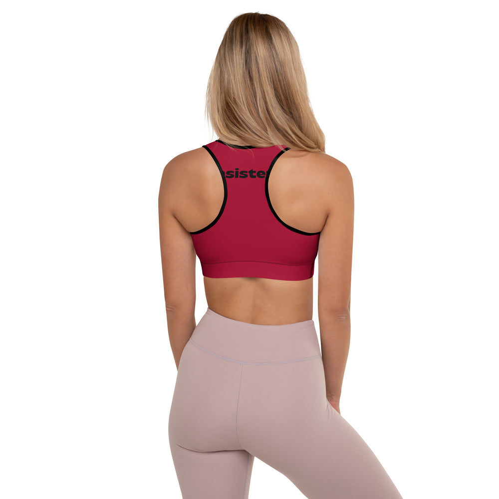 
                      
                        Red DUELFIT Padded Sports Bra
                      
                    