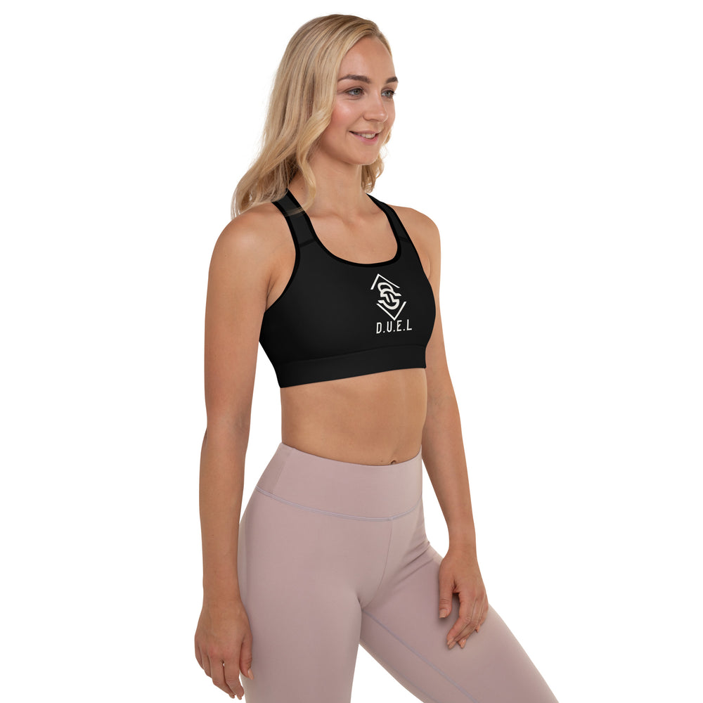 
                      
                        DuelFit Padded Sports Bra
                      
                    