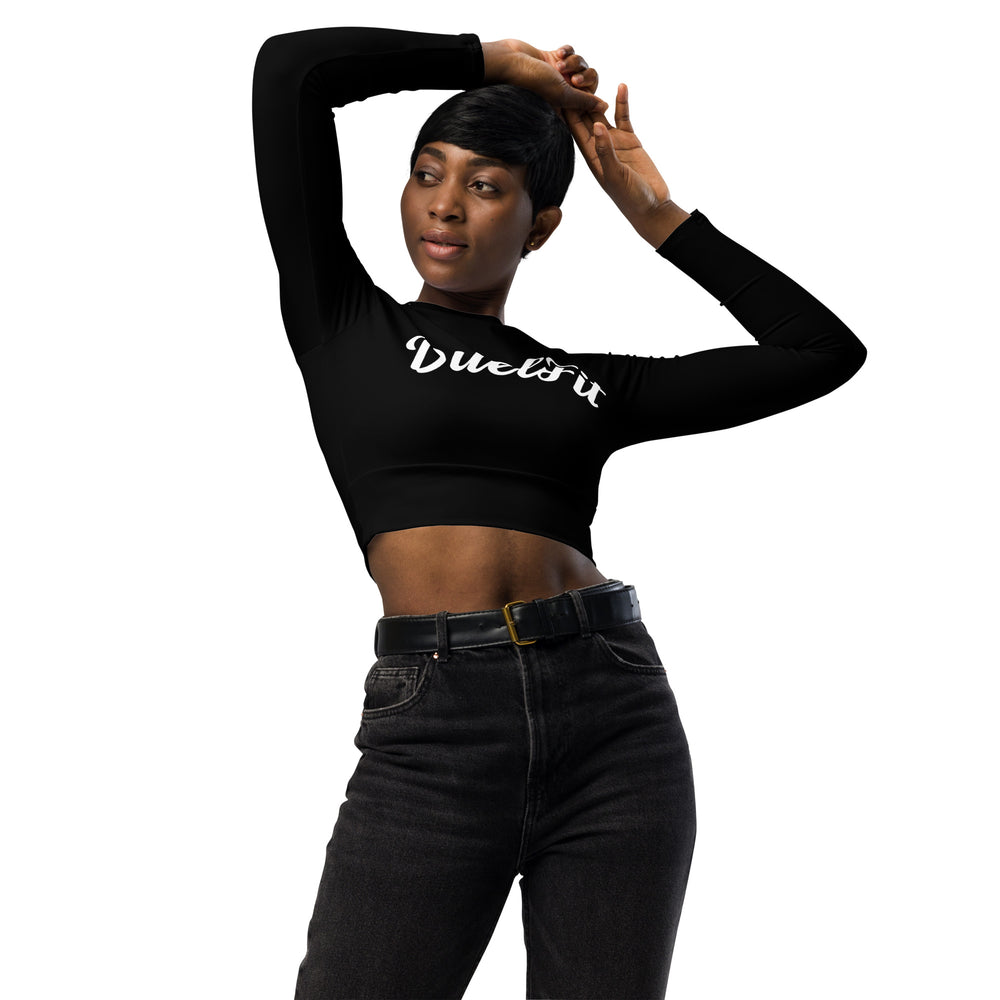 DuelFit long-sleeve crop top