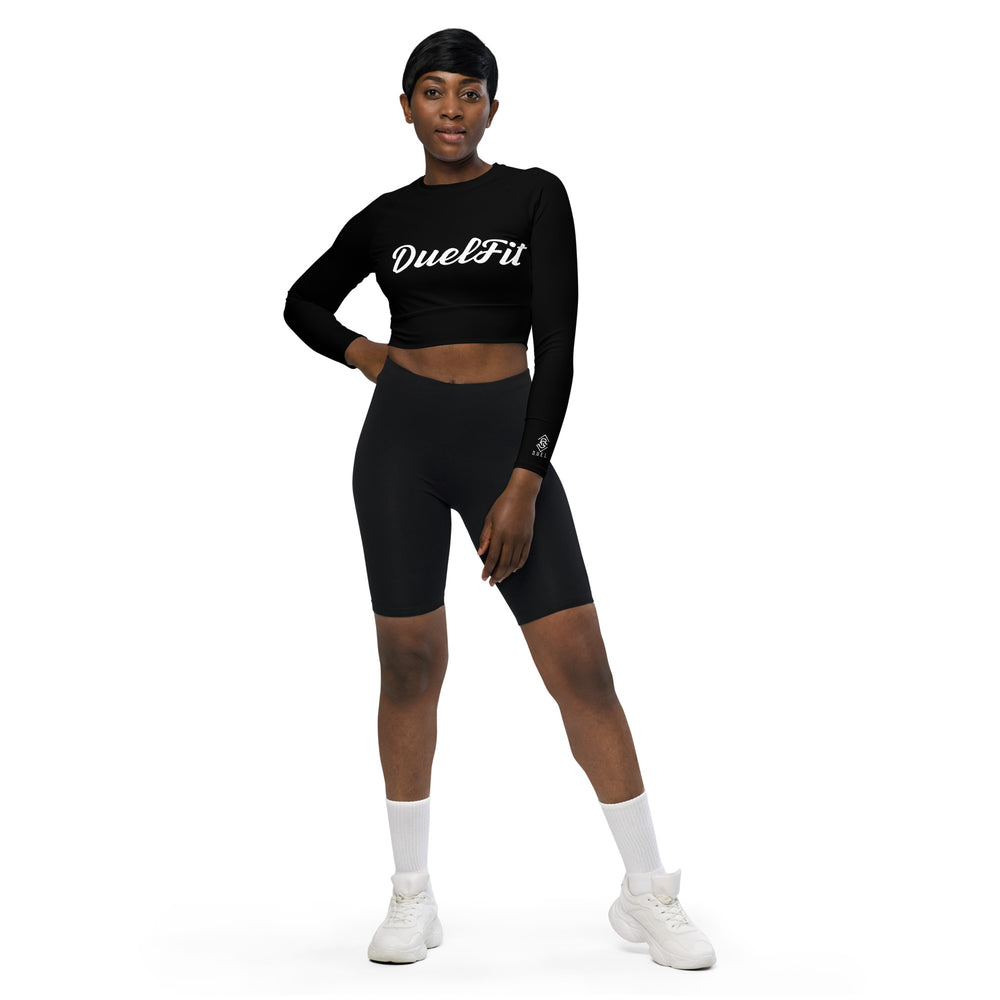 DuelFit long-sleeve crop top