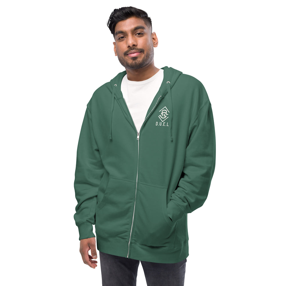 
                      
                        DuelFit Men's zip up hoodie
                      
                    