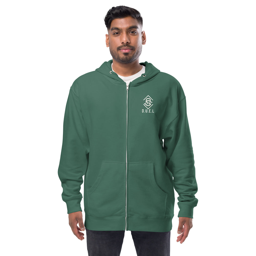 
                      
                        DuelFit Men's zip up hoodie
                      
                    