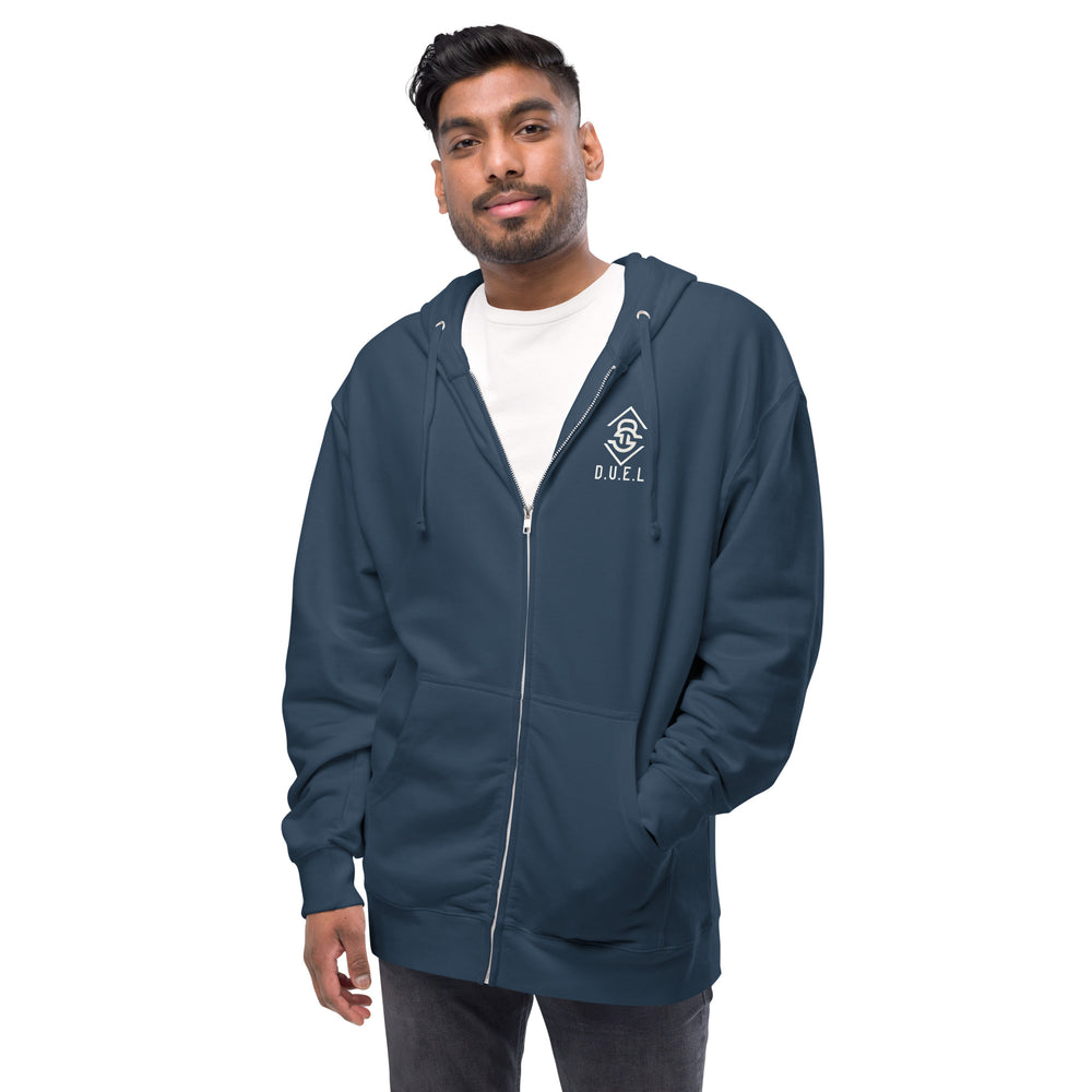 
                      
                        DuelFit Men's zip up hoodie
                      
                    