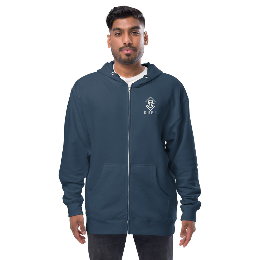 
                      
                        DuelFit Men's zip up hoodie
                      
                    