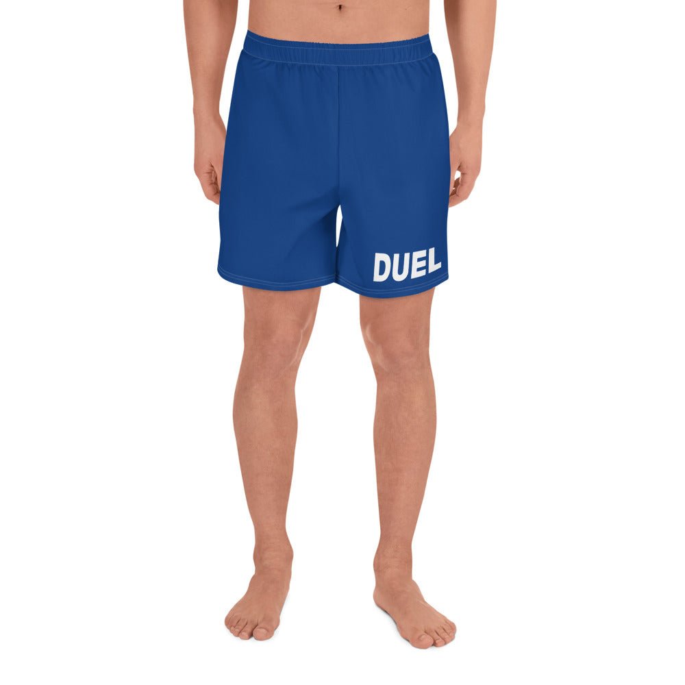 Blue DUELFIT Men's Athletic Shorts