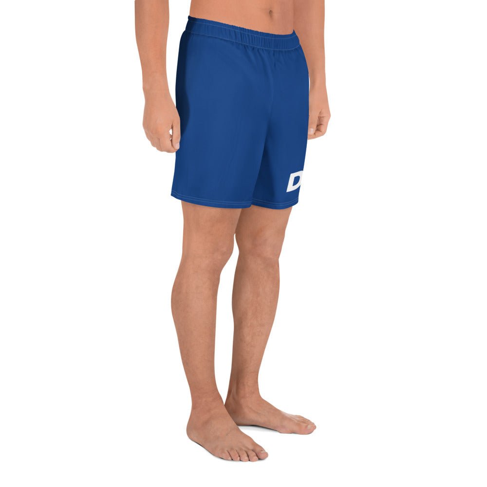 Blue DUELFIT Men's Athletic Shorts